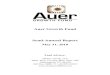Auer Growth Fund Semi-Annual Report 5.31.18 Semi-Annual... · Energy 22.84% Financials 14.01% Health Care 2.25% Industrials 8.34% Information Technology 20.69% Materials 18.34% 