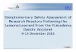 Complementary Safety Assessment of Research Reactors ... · Complementary Safety Assessment of Research Reactors Following the Lessons Learned from the Fukushima Daiichi Accident