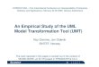 An Empirical Study of the UML Model Transformation Tool (UMT)interop-esa05.unige.ch/INTEROP/Proceedings/... · An Empirical Study of the UML Model Transformation Tool (UMT) Roy Grønmo,