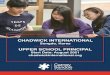 CHADWICK INTERNATIONAL · At Chadwick International, founded in 2010, education is an ongoing adventure. At this coeducational day school for students in PreK through Grade 12, students