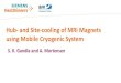 Hub- and Site-cooling of MRI Magnets using Mobile ... · A Mortensen & S. K. Gandla MRI helium consumption • MRI amounts to ~ 20% of global helium consumption.Logistics and pre-cooling