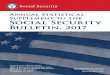 Annual Statistical Supplement, 2017The Annual Statistical Supplement to the Social Security Bulletin is published by the Social Security Administration, 500 E Street, SW, 8th Floor,