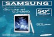 SAMSUNG 50€ Du 7 janvier au 31 mars 2015 Galaxy et au-deld ... · Du 07 janvier au 31 mars 2015 inclus, Samsung vous rembourse jusqu'à 50€ pour l'achat d'un smartphone Samsung