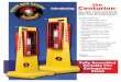fits ALL 10 lb and 20 lb ABC Fire ExtinguishersPortable Fire Extinguisher Stand the. Centurion TM fits ALL 10 lb and 20 lb ABC Fire Extinguishers more on reverse side>>>> Introducing: