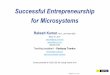 Successful Entrepreneurship for Microsystemscseweb.ucsd.edu/classes/sp14/cse190-c/slides/UCSD_CSE190... · 2014. 4. 1. · Week 3: Innovation and Start-up Lifecycle, Typical reasons