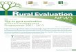 the common the Common the floor to evaluation some ... · evaluation questions for 2007-2013 RDPs PAGE 4 Monitoring and Evaluation System 2014-2020 PAGE 8 Let’s give the floor to