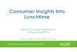 Consumer Insights into Lunchtime€¦ · Consumer Insights into Lunchtime Paula Donoghue, Insight & Brand Manager Ireland Foodservice Seminar 6 November 2013 Growing the success of
