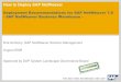 How to Deploy SAP NetWeaver How to Deploy SAP NetWeaver Deployment Recommendations for SAP NetWeaver 7.0 - SAP NetWeaver Business Warehouse - Dirk Anthony, SAP NetWeaver Solution Management