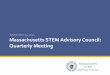 September 15, 2014 Massachusetts STEM Advisory Council ... · Massachusetts STEM Advisory Council: Quarterly Meeting September 15, 2014 . 2 ... Uses data from BostoNavigator to measure