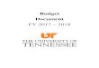 FY2018 Proposed Budget Document - DRAFT 5 6.16.17tennessee.edu/wp-content/uploads/2015/12/FY2018-Budget-Docume… · Chattanooga Knoxville Space Institute Martin Health Science Center