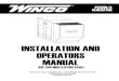 INSTALLATION AND OPERATORS MANUAL - Winco Generator · during installation and maintenance of the generator. Read and ... All service, including the installation or replacement of