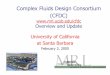 Complex Fluids Design Consortium (CFDC)ghf/cfdc_2005/fredrickson_cfdc_2005.pdf · Update--Leveraged Activities Institute for Collaborative Biotechnologies (ICB) Our grant was renewed