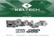 SINCE 1990 - Keltech Ltd · Section Aluminum Worm Reducers 1 Aluminum Worm Gearboxes Hollow Output Bore K30A - 0.625” K45A - 0.75” K50A - 1.00” K63A - 1.25” K85A - 1.50”