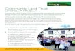 Community Land Trust - Mid Sussex District · Community Land Trust UmBrELLa ProjECT Community Land Trusts (CLTs) are powerful examples of communities taking control and transforming