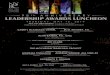 h ANNIVERSARY LEADERSHIP AWARDS LUNCHEONBrookfield Property Partners and Brookfield Property Group LEADERSHIP AWARDS LUNCHEON 98 h ANNIVERSARY For more information on reservations,
