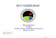 2017 CQSDI Brief - ASQasq.org/asd/2017/04/2017-cqsdi-brief.pdf · 2 • Bottom Line Up Front (BLUF) • QS Organization Update • MDA Assurance Provisions (MAP) Rev B and Rev C •