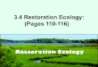 3.4 Restoration Ecology - Weeblysciencewithz.weebly.com/uploads/2/5/1/0/25106439/3.4...In 2007, a small, rather pretty green bug called the Emerald Ash Borer was discovered in Toronto