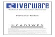 6 1 RelNotes - cadswes2.colorado.edu · Release Notes Version 6.1 Table of Contents RiverWare Technical Documentation: 6.1 Release Notes Revised: 11/16/11 1. Special Attention Notes