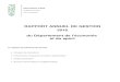 Rapport annuel de gestion 2011 du Département de ... - VD.CHIl assume, en outre, la gestion des relations institutionnelles avec la Banque cantonale vaudoise [LBCV], le secrétariat