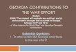 GEORGIA CONTRIBUTIONS TO THE WAR EFFORTmrswilcoxson.weebly.com/uploads/2/1/2/7/21273338/lesson_two-georg… · United States Enters the War In April 1917, Woodrow Wilson asked congress