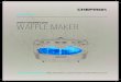 ANTI-OVERFLOWWAFFLE MAKER · 1 1ANTI-OVERFLWALF INTRODUCTION The Anti-Overflow Waffle Maker is designed to give you the ultimate waffle-making experience: Delicious waffles, with