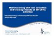 Mainstreaming OSH into education and training: Results of ...Mainstreaming OSH into university-level education (Report to be published 2010) University-level least well developed…