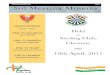 3rd Aex Meeting Minutes 2010-11 - WordPress.com · 6/3/2011  · 8 Tr Manoj Bhaiya - Chairman MERT 30 P 3 2 66.67% 9 LMF Tr Ajay Jalan - Chairman MSRT 39 A 3 2 66.67% 10 Tr Prasanna