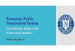 Romanian Public Procurement System - World Bankpubdocs.worldbank.org/en/...presentation-28apr16.pdf · procurement systems. The reform of the Romanian Public Procurement System engages