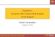 Daedalus: Summer 2017 Internship Project Final Report Daedalus Final Presentation.pdf · Summer 2017 Internship Project Final Report Who am I? Senior - TJHSST Class of 2018 Hobbyist,