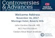 Controversies Opening Dr. Harold...Selamat Datang Bienvenue Welcome A06pe AMERICAN COLLEGE of CARDIOLOGY . CO California CHAPTER AMERICAN COLLEGE of CARDIOLOGY . AMERICAN COLLEGE of