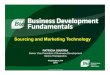 Sourcing and Marketing Technology - BIO and Marketing...Secondary and Archival Data •Comps (deal structures/amounts where material) •Technology assessment •Financial statements