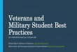 Veterans and Military Student Best Practices - NEACRAO · 9/2/2017  · 2017 NEACRAO Conference- Portland, ME Micaela Black, ... Note: The program officially ended in Nov. 2015 but