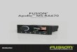 FUSION Apollo MS-RA670Android Device, USB Flash Drive, or Media Player 1 Connect a compatible Android device, USB flash drive, or media player to the stereo. 2 Select the appropriate