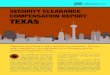 SECURITY CLEARANCE COMPENSATION REPORT TEXAS ... Texas Total Compensation Average total compensation