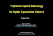 Triploid-tetraploid Technology for Oyster Aquaculture Industryshellfish.ifas.ufl.edu/wp-content/uploads/Oyster...Triploid-tetraploid Technology . for Oyster Aquaculture Industry. Huiping