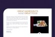 GREAT INGREDIENTS MAKE GREAT FOOD - Qui Loungequilounge.com/assets/uploads/2017/05/menu-food-qui.pdf · Thịt Đùi Lợn Muối Sốt Hải Sản Đặc Biệt & Bánh Mì Giòn