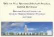 Walter Reed National Military Medical Center Bethesda ... · 2017-2018 . Residency Overview ... ACGME-approved for 93 resident capacity in IM ... Walter Reed National Military Medical