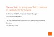 Photovoltaic for low power Telco devices: an opportunity ... · 2 Telecoms global context and ecosystem before 2020 3 Focused topic: Green energy for low power Telco devices ... –Target