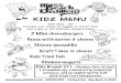 KIDZ MENU - Moss Beach Distillery€¦ · Kidz fried fish Cheezy quesadilla Kraft ® mac ‘nʻ cheese Pasta with butter & cheese ~ (650)728-5595 ~ 140 Beach Way - Moss Beach, Ca