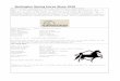 Burlington Spring Horse Show 2018bluegrasshorseman.com/assets/burlington-spring-2018.pdfClass No. 61 Hunt Seat – Juvenile Exhibitor (W/T/C) 5 Class No. 62 Road Pony 52” & Under