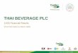 THAI BEVERAGE PLCthaibev.listedcompany.com/misc/PRESN/...results.pdfMay 19, 2020  · • In March 2020, the Company exercised an internal restructuring in beer operations group to