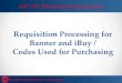 Requisition Processing for Banner and iBuy / Codes Used ......University of Illinois at Chicago –Purchasing Office 2017 UIC Procurement Symposium 11 • Route to Purchasing Form
