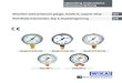 Operating instructions Betriebsanleitung Bourdon tube pressure gauge, model 2… · 2019. 9. 17. · Maximum permissible pres-sure PS = full scale value Identifying mark for steady