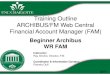 New Training OutlineTraining Outline ARCHIBUS/FM Web Central … · 2011. 3. 11. · Training OutlineTraining Outline ARCHIBUS/FM Web Central Financial Account Manager (FAM) ... •