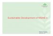 Sustainable Development of MSME’s Guptaa_135.pdf · Krishan Guptaa 30330030 OOcctt 1122 Oct 12 -Oct 12 --- CII CCIIIICII. Contents • Why MSME’s • Vital Statistics • Constraints