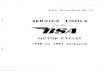 711 Tools - oldthumpers.files.wordpress.com · SERVICE SHEET GEARBOX. 71 (continued) Toot No. 61-3191. Removing the Clutch Plate Circlip REMOVE SLEEVE 61—1915 Clutch Spring Nut