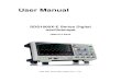 User Manual - Jameco Electronics · User Manual . SDS1000X-E Series Digital oscilloscope. UM010. 1X-E03A. SIGLENT TECHNOLOGIES CO., LTD