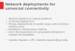 Network deployments for universal connectivitypeople.ac.upc.edu/leandro/docs/ietf-102-universal.pdf · Network deployments for universal connectivity Radical solutions to radical