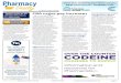 CODEINE - Pharmacy Daily · 2018. 3. 1. · Friday 02 Mar 2018. Pharmacy Daily Friday 2nd March 2018 t 1300 799 220 w page 2. f. 145 year-old pharmacy to close. IT’S . the end of