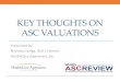Key Thoughts on ASC Valuationshealthcarefmv.com/presentations/Becker_ASC_Annual2016_ASC-Val… · Outline of Presentation . Key Thoughts on ASC Valuations • Supply + Demand Factors